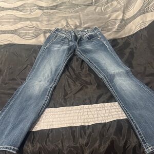Miss Me Women's Faded Boot Cut Jeans